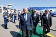 Cumhurbaşkanı Tatar Azerbaycan’a gitti