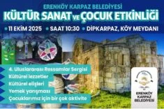 Erenköy-Karpaz Belediyesi “Kültür-Sanat ve Çocuk Etkinliği” cumartesi günü yapılacak