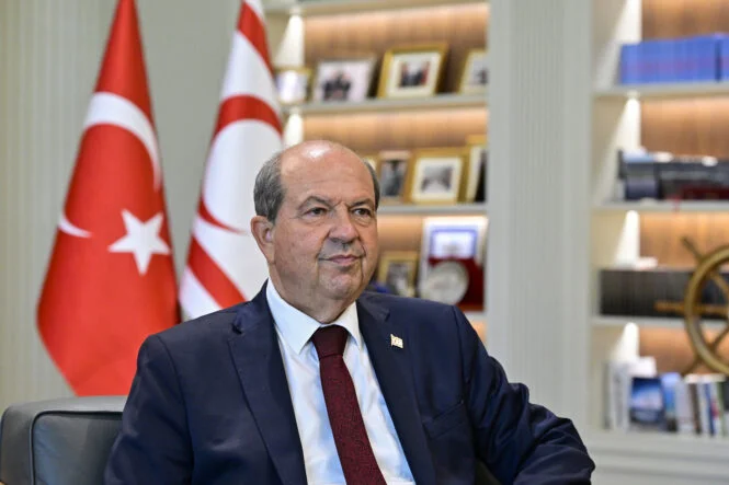 Kuzey Kıbrıs Türk Cumhuriyeti (KKTC) Cumhurbaşkanı Ersin Tatar